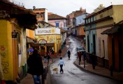 La Canderalia neighborhood in Bogota, Colombia...Photo by Robert Caplin