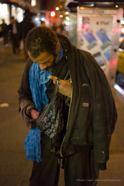 Barefoot Homeless NYPD