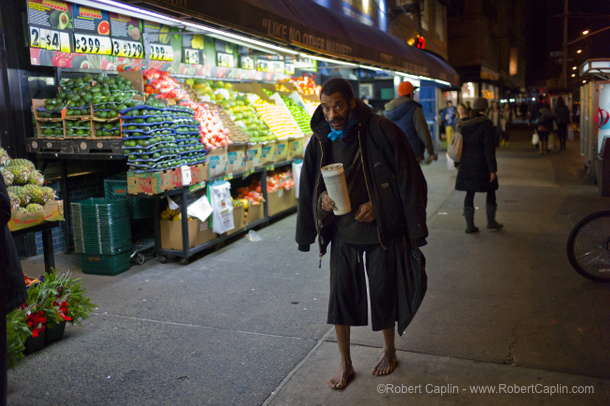 Barefoot Homeless NYPD