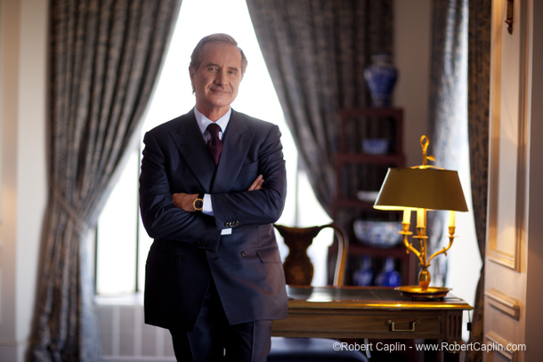 Fabrizio Freda, CEO of Estee Lauder, in New York. Photo by Robert Caplin