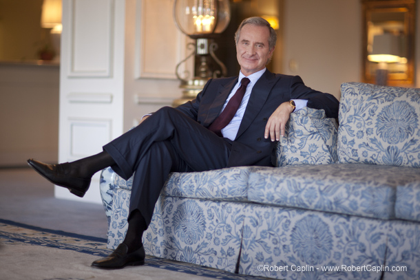 Fabrizio Freda, CEO of Estee Lauder, in New York. Photo by Robert Caplin