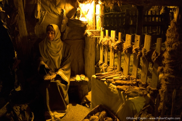 Real Human Nativity Scene in Linyola, Spain. Photo © Robert Caplin