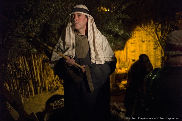 Real Human Nativity Scene in Linyola, Spain. Photo © Robert Caplin