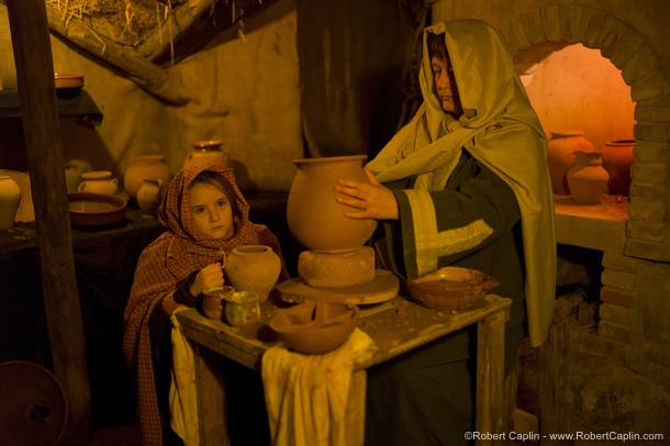 Real Human Nativity Scene in Linyola, Spain. </p><br />
<p>Photo © Robert Caplin