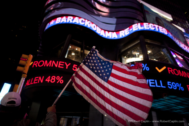 Times Square Election Night